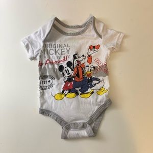 Disney Original Mickey Railway Onesie 0-3mo